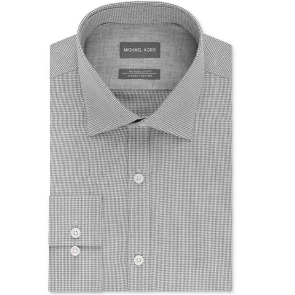 👔Michael Kors Regular Fit Performance Dress Shirt